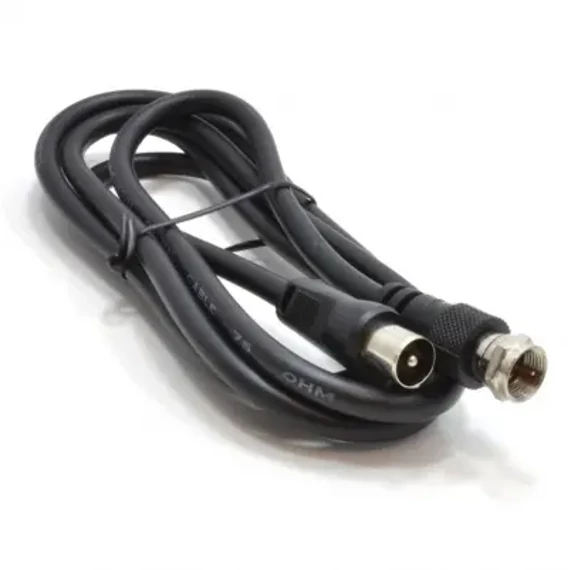 KPO5022-1,5 Antenna kábel, koax dugó - F dugó, 1,5m