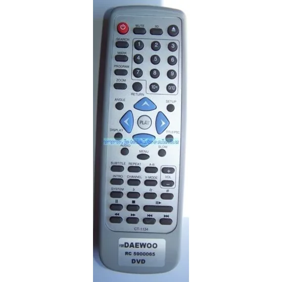 PIL5507 """ CT1134 Utángyártott DAEWOO DVD távirányító