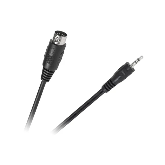 KPO2846-1,2 DIN - Jack kábel, 5 pólusú DIN dugó - 3,5mm sztereó jack dugó, 1,2m