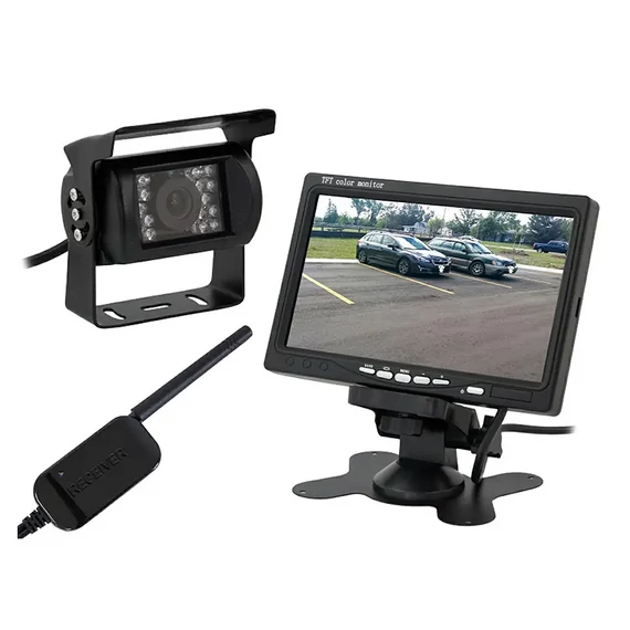 Vezeték nélküli tolatókamera szett LCD kijezlővel 7coll