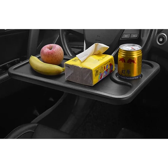 AUTO089 Kormányra rögzíthető autós utazó asztal, fekete színű, 42x28cm AUTO089 Kormányra rögzíthető autós utazó asztal, fekete színű, 42x28cm