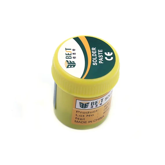 CHE1573C Közepes hőmérsékletű, óntartalmú forrasztó paszta 40gr, Sn63/Pb37 183°C, BST-506