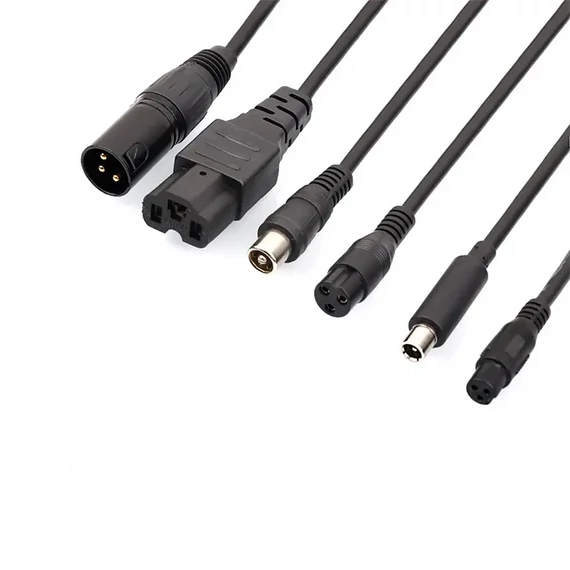 DC dugó átalakító elektromos kerékpárhoz, 2.5/5.5 aljzat, RCA dugó DC dugó átalakító elektromos kerékpárhoz, 2.5/5.5 aljzat, RCA dugó