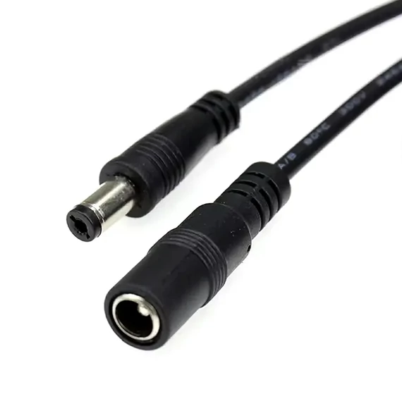 KPO2915A DC tápkábel hosszabbító, dugó - aljzat, 5,5x2,1mm, 5m KPO2915A DC tápkábel hosszabbító, dugó - aljzat, 5,5x2,1mm, 5m