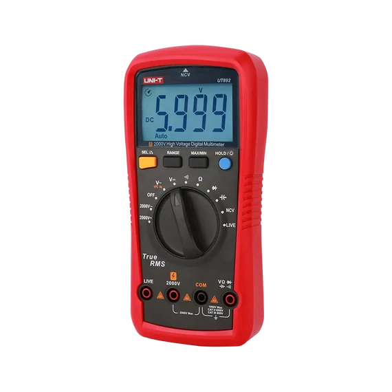 MIE0469 Univerzális nagyfeszültségű mérőműszer, 2000V AC/DC, UNI-T UT892