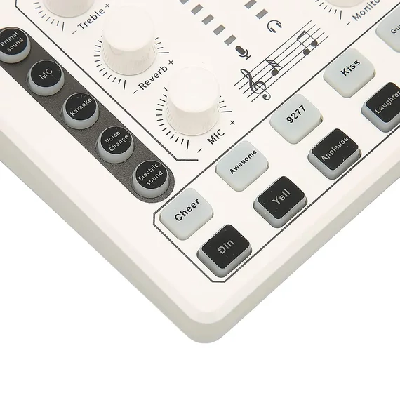 MIX0002 Hordozható multifunkciós audio keverő, M8 USB