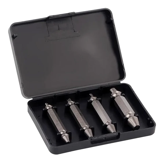 Sérült csavar kiszedő szerszám készlet, 4részes, 6-14mm Sérült csavar kiszedő szerszám készlet, 4részes, 6-14mm