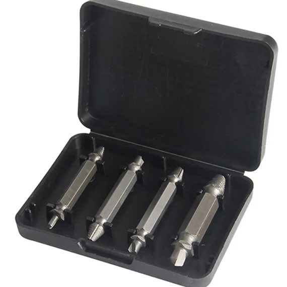 Sérült csavar kiszedő szerszám készlet, 4részes, 6-14mm Sérült csavar kiszedő szerszám készlet, 4részes, 6-14mm