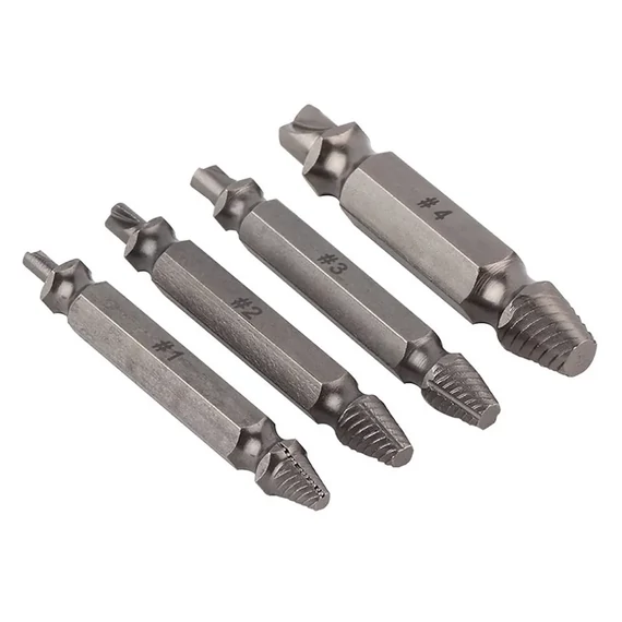 Sérült csavar kiszedő szerszám készlet, 4részes, 6-14mm Sérült csavar kiszedő szerszám készlet, 4részes, 6-14mm