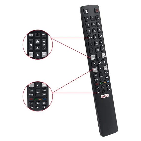 Thomson TCL RM-L1508 (RC802N, RC3000) smart, netflix távirányító Thomson TCL RM-L1508 (RC802N, RC3000) smart, netflix távirányító