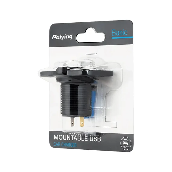 PY-CHR0001 Beépíthető DUAL USB töltő, 3100mA, PEIYING