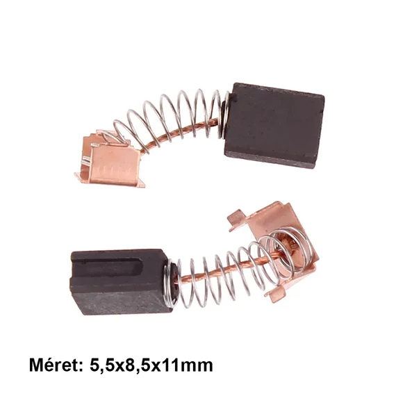 Szénkefe szerszámgépbe, 5,5x8,5x11mm, 2db/csomag