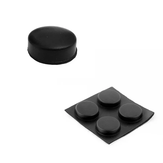 UCH0083H Öntapadós hangfal gumitalp, kerek, 17x5,5mm, 4db/csomag