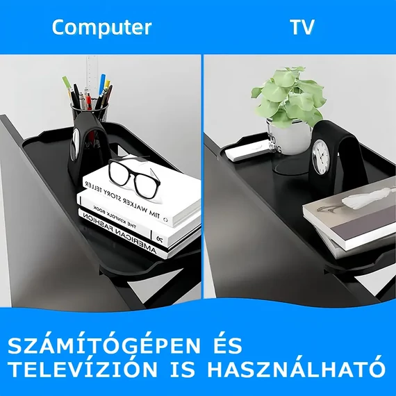 UCH0189C Univerzális polc monitorra, TV-re, fekete színű 300x125mm UCH0189C Univerzális polc monitorra, TV-re, fekete színű 300x125mm