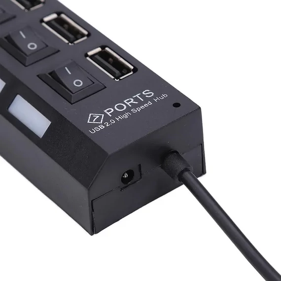 USB 2.0 HUB 7 portos kapcsolható