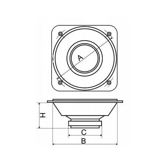 YD-103-60-4 Hangszóró 20W 4Ohm