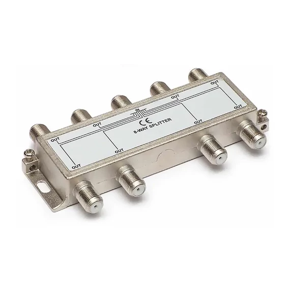 ZLA0640J Koax kábel elosztó, splitter, F csatlakozós, 8 kimenet, 900-2050MHz