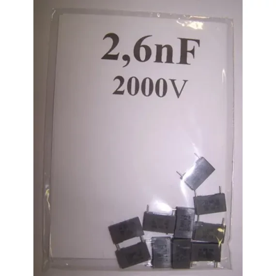 KON2,6nF/2000V, 10db/cs