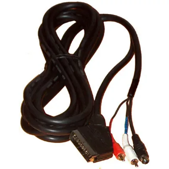 KPO2789-15 Euro-2RCA +SVHS dugó kábel