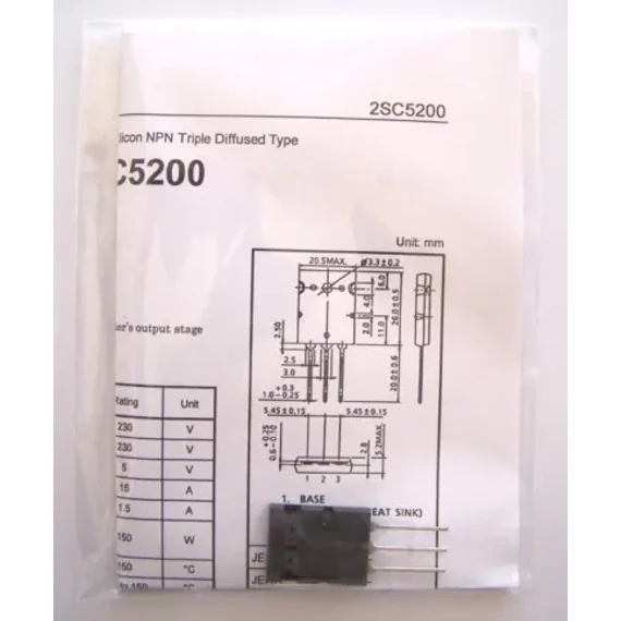 TRANZISZTOR, 2SC5200 1DB/CS= BD249C PREMIUM!!!!