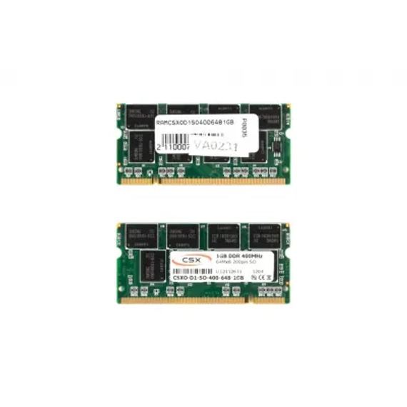 COM0706 Notebook RAM CSX 1GB/400Mhz DDR