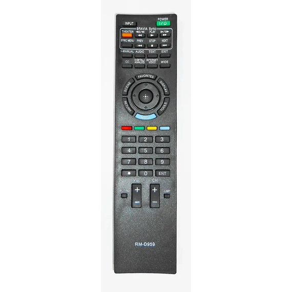 PIL5950B RM-D959  Utángyártott távirányító Sony LCD/LED tv-hez termékdíj fizetve