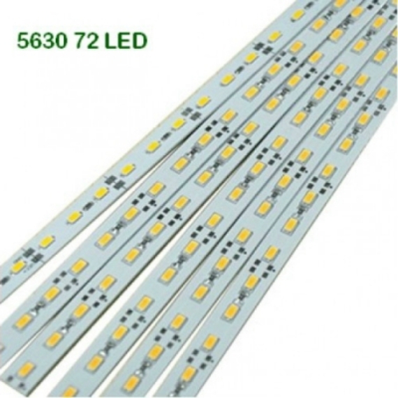 LED0110A Alumínium LED szalag, hideg fehér, 1m, 72LED (5630)