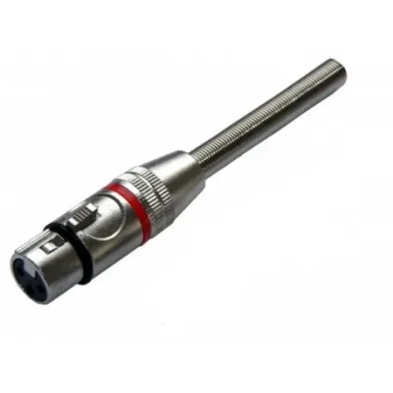 WTY0055T-B 3 pólusú CANON aljzat (XLR), piros