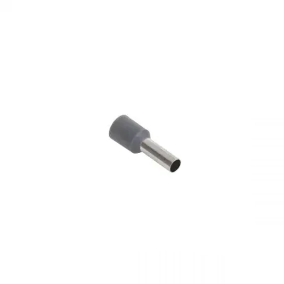 ZLA0923 Érvéghüvely, 4mm2, szürke KR04  /db