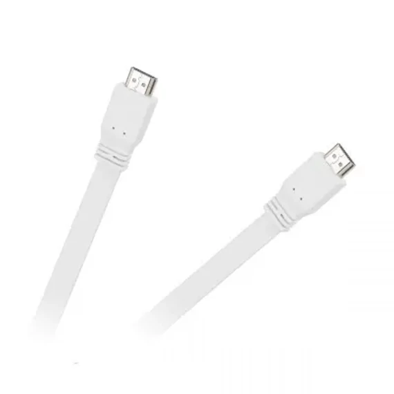 KPO3725-1,8 HDMI - HDMI kábel,1.4V fehér színű, lapos 1,8m