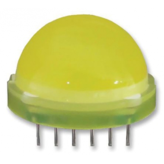 LED2008 LED dióda 20mm sárga színű 2,1-2,5V, 2,5-8,3mcd /db