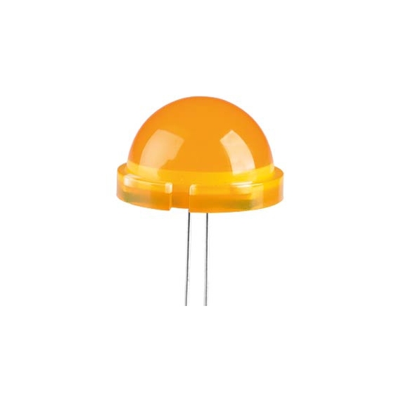 LED2009 LED dióda 20mm narancs színű 5,7-7,5V, 4-13mcd /db