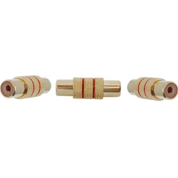 ZLA0316MET-Z RCA toldó, aranyozott (aljzat-aljzat)