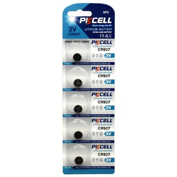 BAT-PK18 PKCELL CR927 3V Líthium elem 5db/bl. termékdíj fizetve