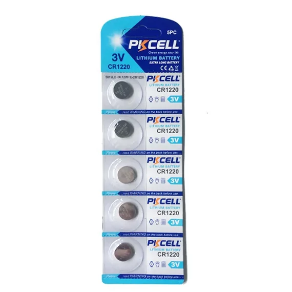BAT-PK20 PKCELL CR1220 3V Líthium elem 5db/bl. termékdíj fizetve