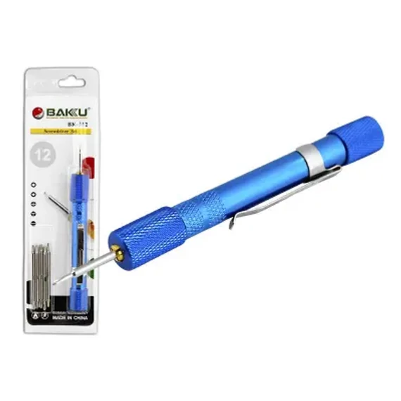 NAR5078 Precíziós csavarzhúzó készlet, 12 részes, telefon/tablet-hez HQ