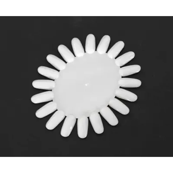 APL0052 Körömlakk sablon,10 részes,fehér színű