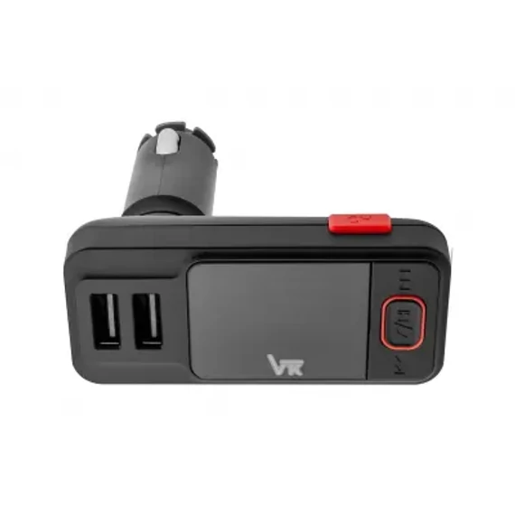 TRANS019 FM Transmitter/USB töltő, USB/MicroSD/Bluetooth/AUX, 719S