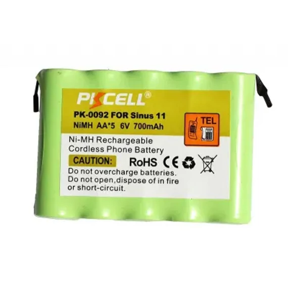 BAT-PK41 PKCELL Ni-Mh R6 6V 700mAh akkumulátor