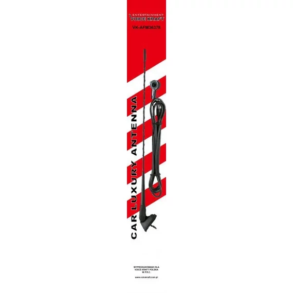 ANT0350V Autóantenna, komplett, 45cm szár (3,5m vezetékkel)