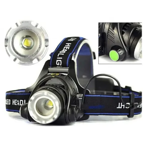 URZ0074B Fejlámpa, 9W CREE LED, akkumulátor nékül, termékdíj fizetve