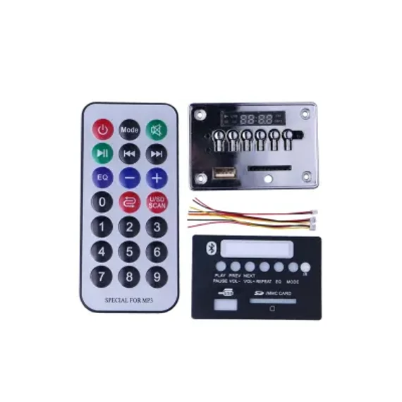 HIFI047 Beépíthető MP3 lejátszó, FM rádió, USB/MicroSD, távirányítóval