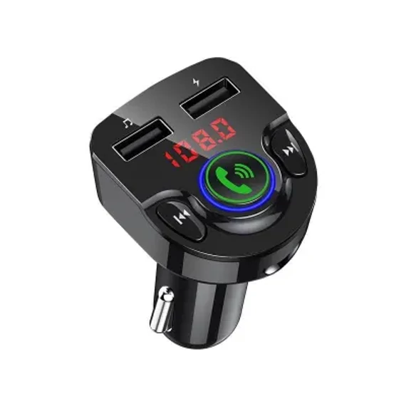 TRANS032 FM Transmitter és USB töltő Bluetooth kihangosítással, G32