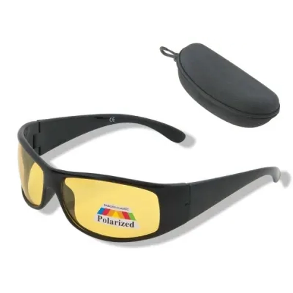 APL0067 Polarizált napszemüveg,sárga lencsével