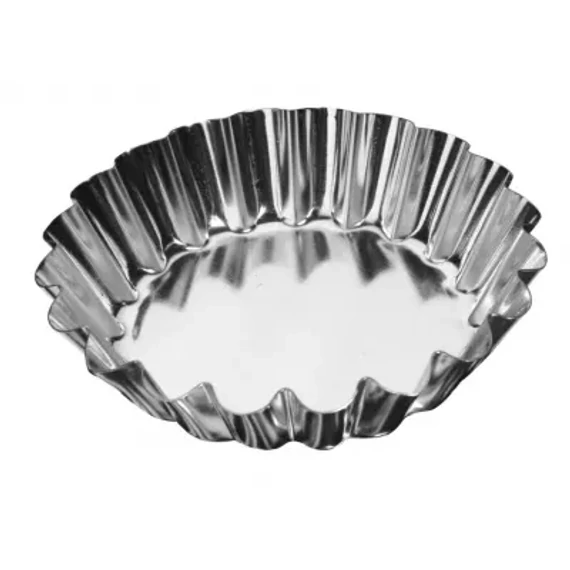 KE047 Muffin sütőforma készlet, 6db-os, rozsdamentes acél, 9cm