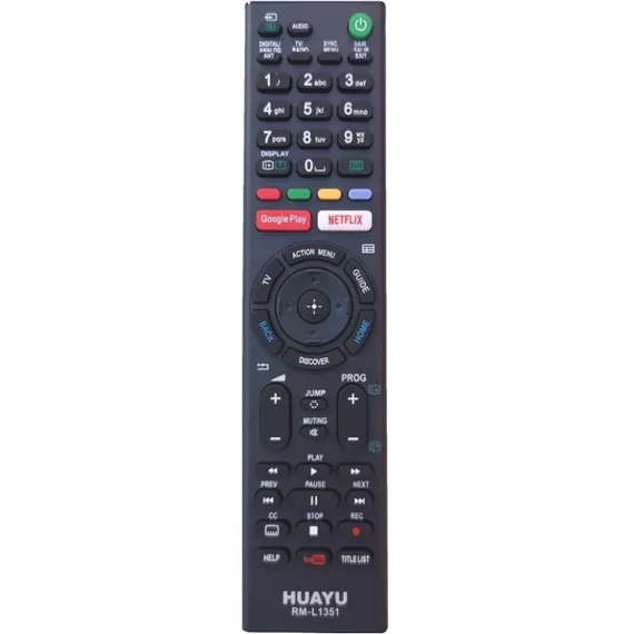 PIL6203 RM-L1351 Utángyártott távirányító SONY SMART TV-hez