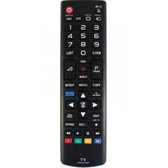 PIL6256 AKB73715659 Utángyártott távirányító LG SMART LED TV-hez