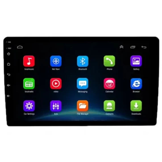 RAD47 Multimédiás autórádió 2DIN, 10coll, GPS, Wi-Fi, Bluetooth, Android 8.1