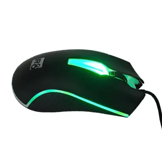 KOM0747C GAMER USB optikai egér, RGB LED