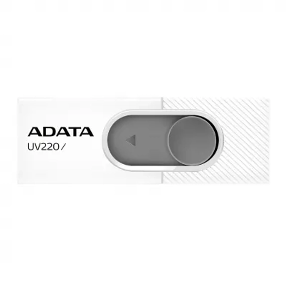 COM0399-64 ADATA UV220 pendrive 64GB, fehér színű USB2.0